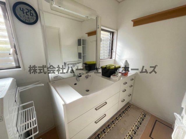 禁野本町1丁目平屋　賃貸の独立洗面台|独立洗面化粧台が付いています