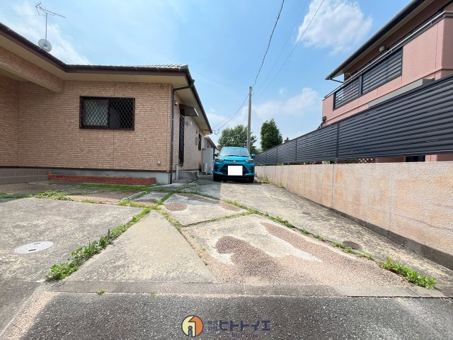 新代　平家　オール電化　住宅の外観