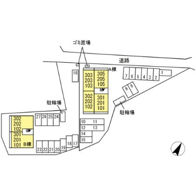 【区画図】 | セレブ天草 A棟 | 【セレブ天草 A棟】