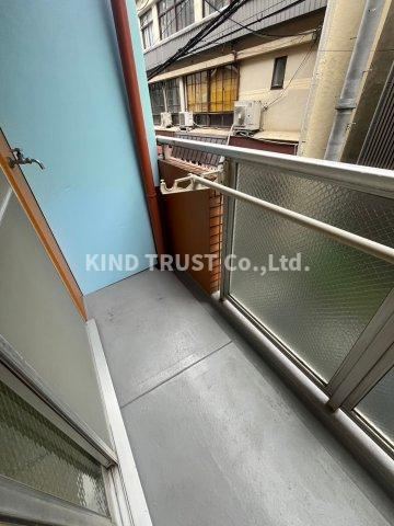 メゾンファミーユのバルコニー|陽当たり良好なバルコニーです