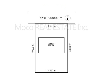 【区画図】 | 北見市美山町中古住宅