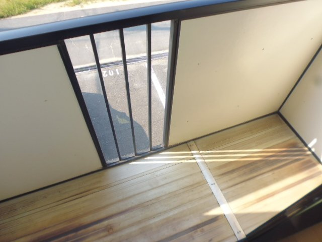 ヴィラ・エバーグリーンのバルコニー