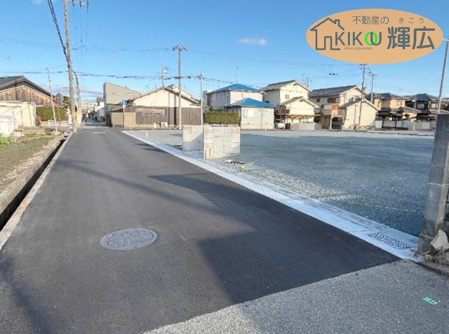 【外観】 | 高砂市今市2丁目（全9区画）3号地　土地 | 前面道路は広々としておりますので、お車の運転が苦手な方でも安心ですね。