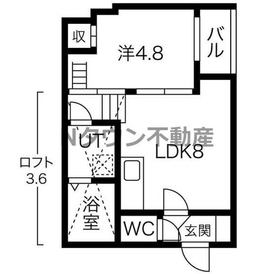 【間取り】 | Le　Ciel　大秋町 | 間取りです。