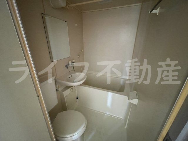 ハイツ松風の浴室|きれいなお風呂です