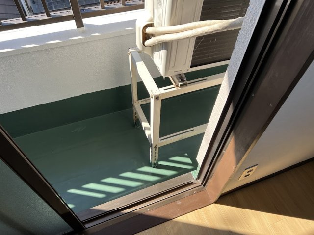 木船ハイツのバルコニー