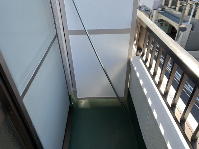 木船ハイツのバルコニー