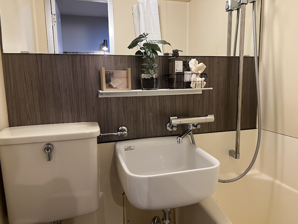 KTマンションの洗面所