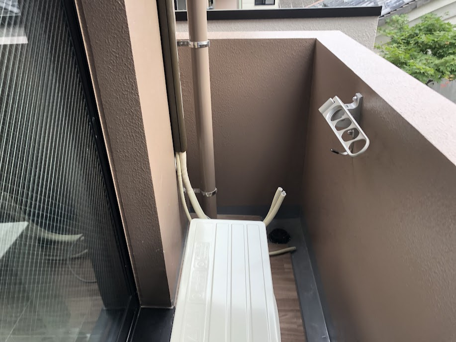 ARTISTA御所西ドゥーエのバルコニー