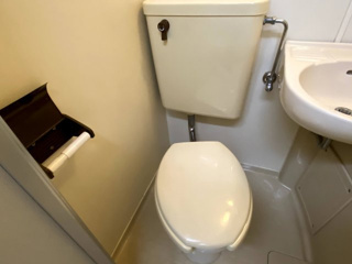 ハーフタイム21のトイレ