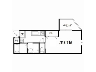 ＣＲＯＳＳ北大路の間取り|【代表的な間取です】