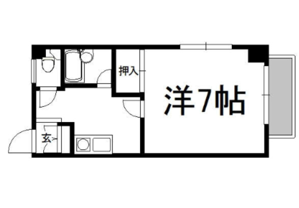 コーポ葉月の間取り|【代表的な間取です】