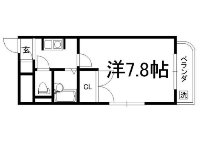 ハウスセゾン鞍馬口の間取り|【代表的な間取です】