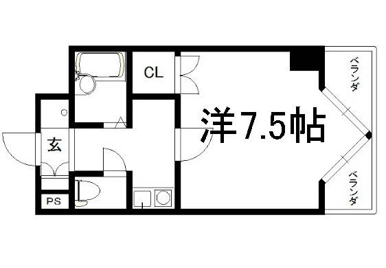 ハウスセゾン鞍馬口の間取り|【代表的な間取です】