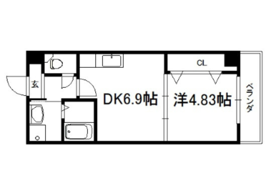 プログレスふなはしの間取り|【代表的な間取です】