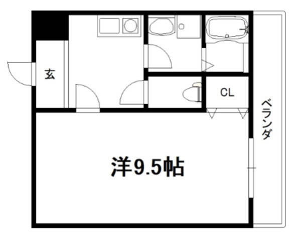 アメリ御所西の間取り|【代表的な間取です】
