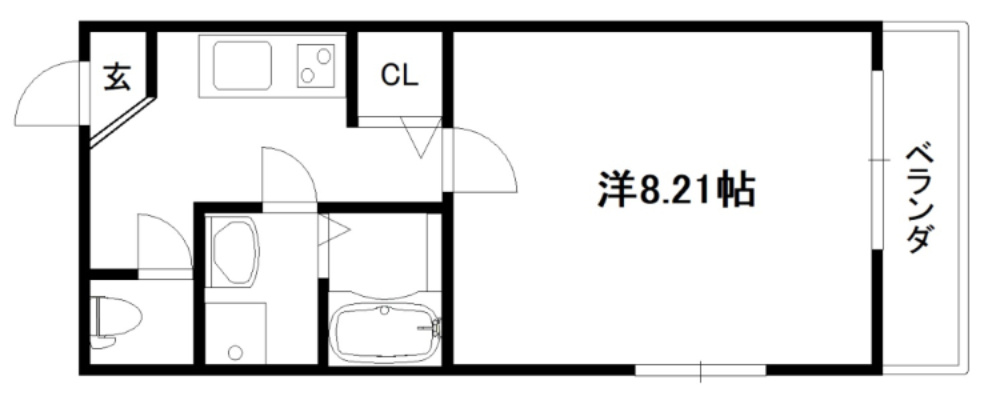 アメリ御所西の間取り|【代表的な間取です】