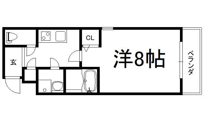 K.H御所前の間取り|【代表的な間取です】