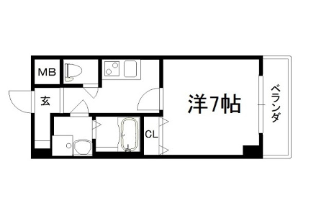 サンカノン御所室町の間取り|【代表的な間取です】