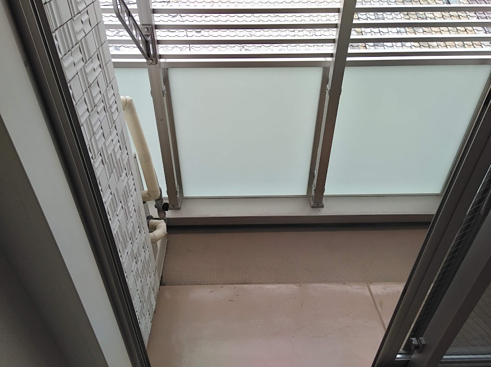 サンカノン御所西のバルコニー