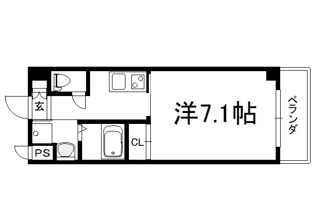 サンカノン御所西の間取り|【代表的な間取です】