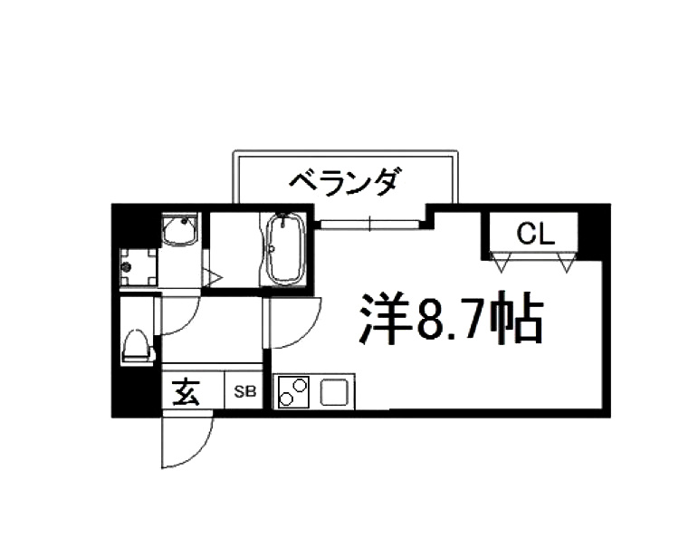 サンカノン御所西の間取り|【代表的な間取です】