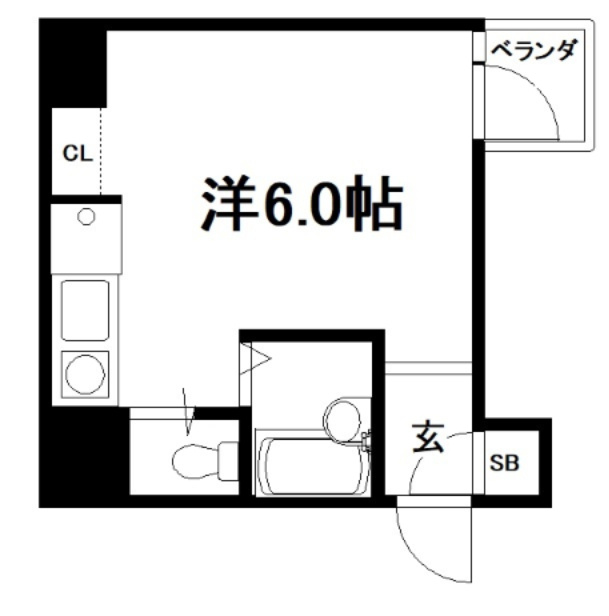 リエス東堀川の間取り|【代表的な間取です】