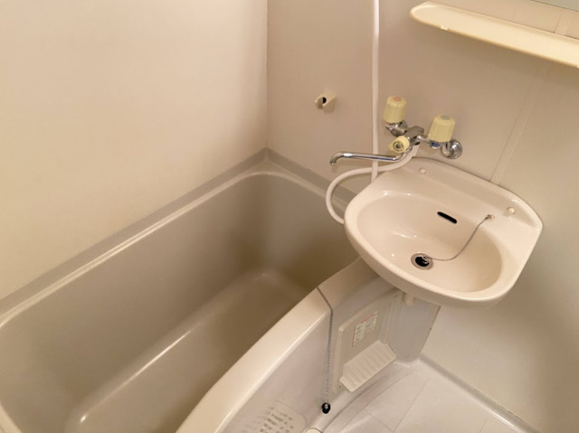 モンターニュ染の浴室