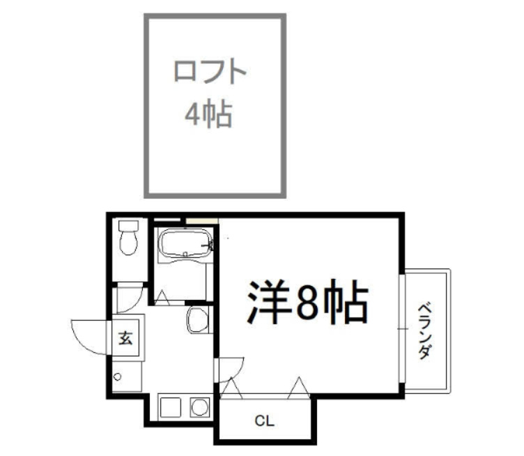 ガーネット御所西の間取り|【代表的な間取です】