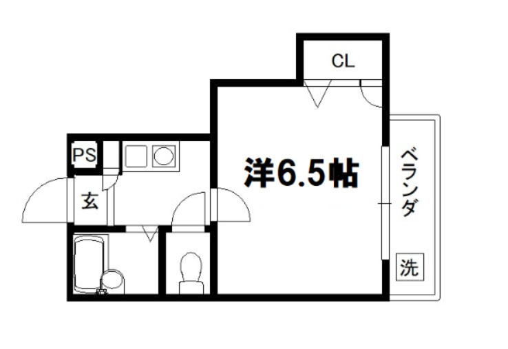 グリーンヴィレッジ烏丸の間取り|【代表的な間取です】