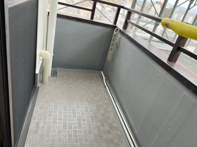 御所西シンワマンションのバルコニー