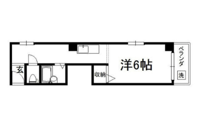 御所西シンワマンションの間取り|【代表的な間取です】