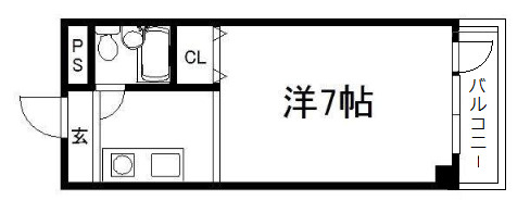 シェモアキタガワの間取り|【代表的な間取です】