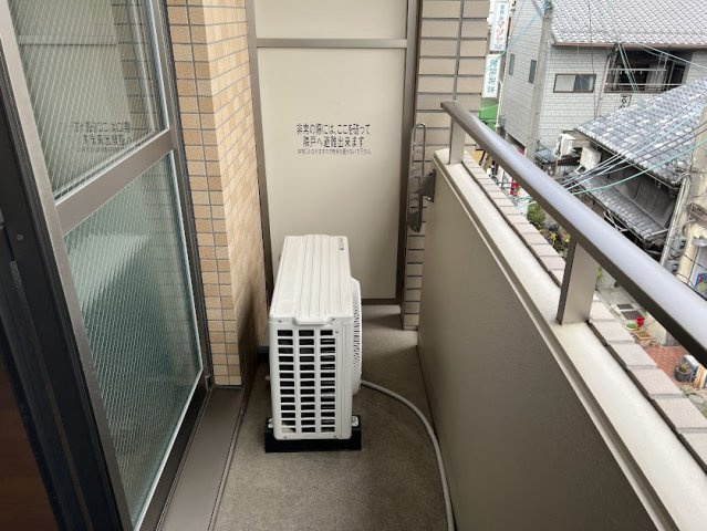 Sarasa御所東のバルコニー