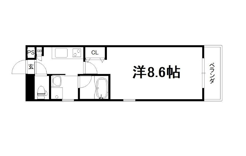 Sarasa御所東の間取り|【代表的な間取です】