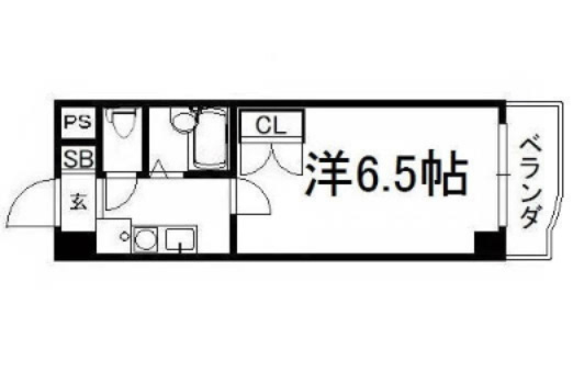 京卓ハイツの間取り|【代表的な間取です】