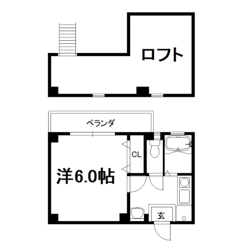 パープルクラウドⅡの間取り|【代表的な間取です】