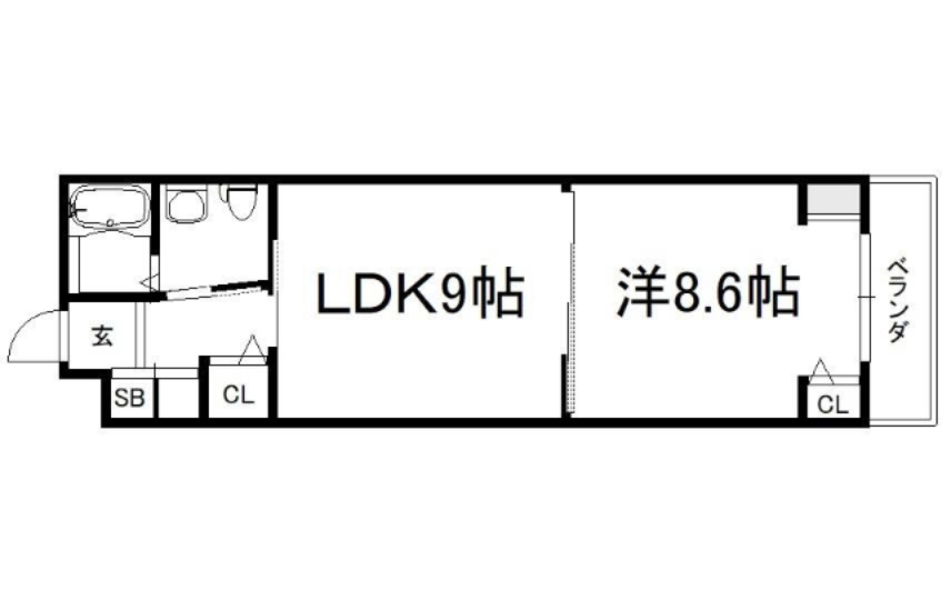 clasico北御所の間取り|【代表的な間取です】
