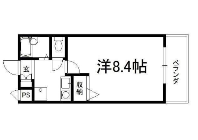 エムエフ御所北の間取り|【代表的な間取です】