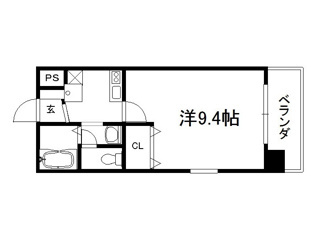 ハウスセゾン今出川河原町の間取り|【代表的な間取です】