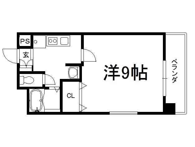 ハウスセゾン今出川河原町の間取り|【代表的な間取です】