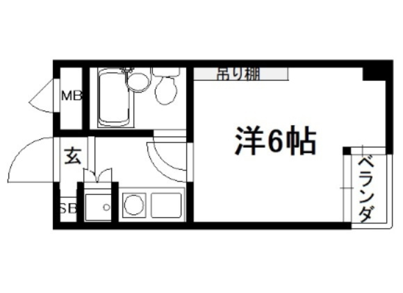 シティパレス御所西の間取り|【代表的な間取です】