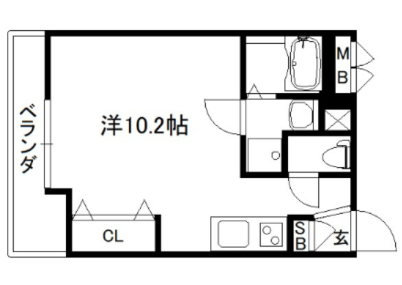 ミヤヴィ御所西の間取り|【代表的な間取です】