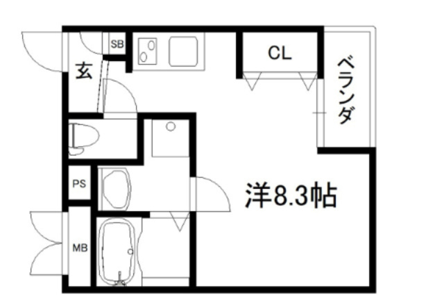 ミヤヴィ御所西の間取り
