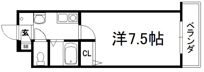 アッツ堀川の間取り|【代表的な間取です】