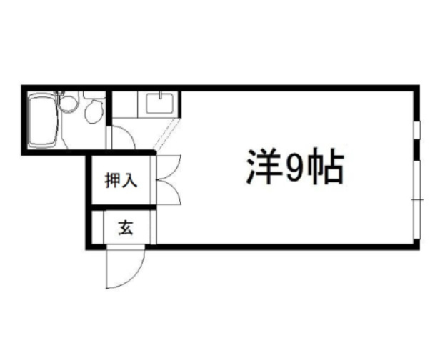 プチ．パレの間取り|【代表的な間取です】