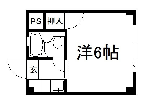 プチ．パレの間取り|【代表的な間取です】