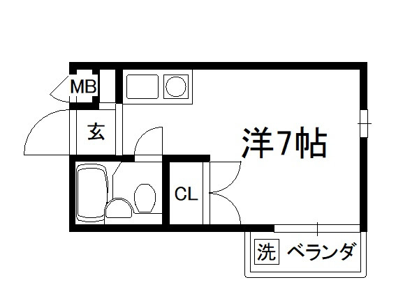 プラネシア中立売の間取り|【代表的な間取です】