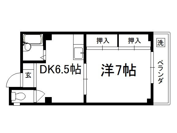 コーポAYUMIの間取り|【代表的な間取です】