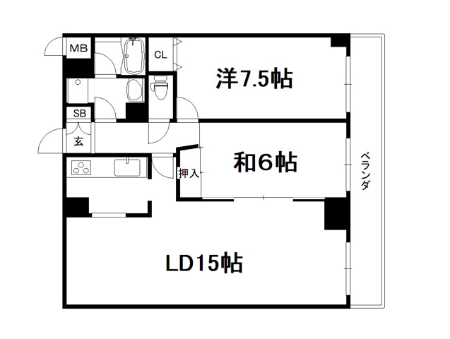 AFICION堀川の間取り|【代表的な間取です】